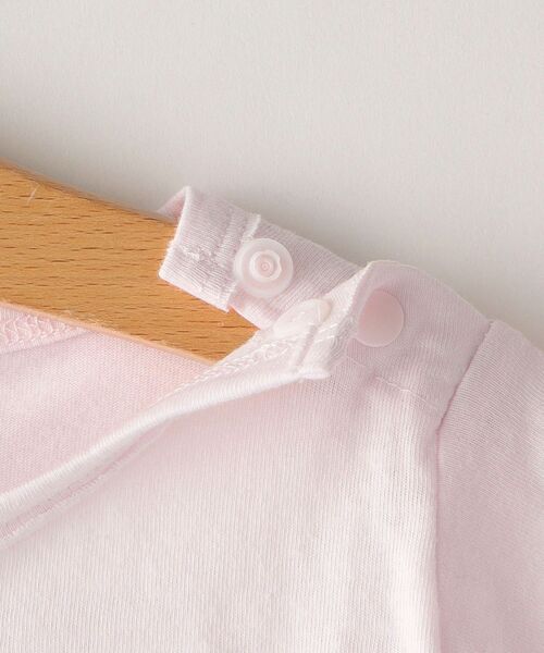 SHIPS（シップス）の「SHIPS KIDS:マリン ボーダー 半袖 TEE(80～90cm)（Tシャツ/カットソー・キッズ・ピンク/ブルー系その他/オフホワイト・80/90）」の8枚目の写真