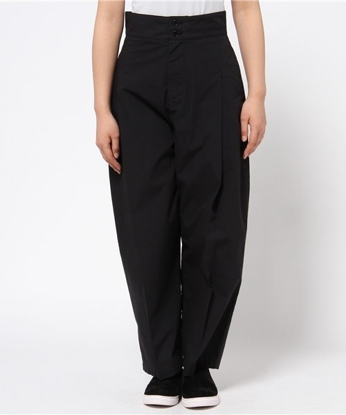 Ray BEAMS（レイビームス）の「Ray BEAMS / 1タック ワイドクロップド（その他パンツ・レディース・ブラック/ネイビー・0/1）」の5枚目の写真