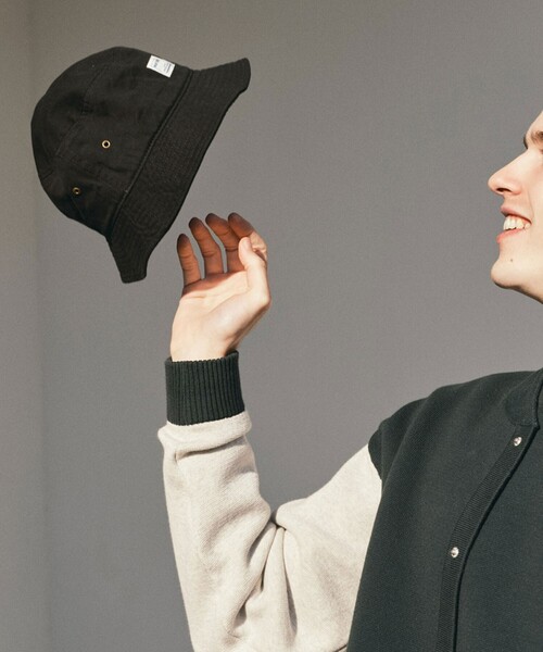THE SHOP TK (ザ ショップ ティーケー )の「◆【MONT KEMMEL/モンケメル】別注バケットハット(ハット・メンズ・ネイビー/ホワイト系/ブラック/ライトベージュ・00)」の2枚目の写真