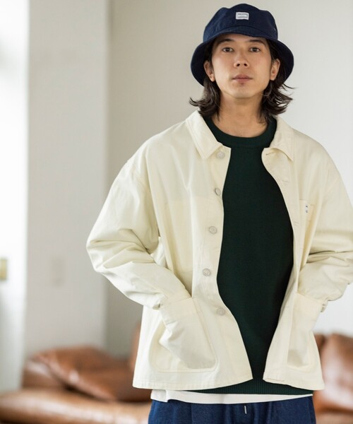 THE SHOP TK (ザ ショップ ティーケー )の「◆【MONT KEMMEL/モンケメル】別注バケットハット(ハット・メンズ・ネイビー/ホワイト系/ブラック/ライトベージュ・00)」の7枚目の写真