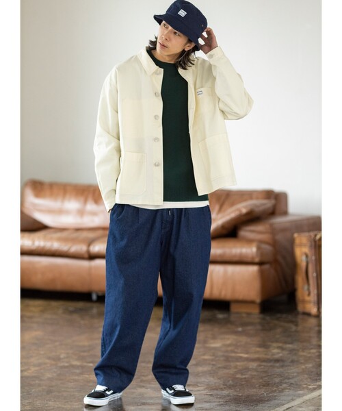 THE SHOP TK (ザ ショップ ティーケー )の「◆【MONT KEMMEL/モンケメル】別注バケットハット(ハット・メンズ・ネイビー/ホワイト系/ブラック/ライトベージュ・00)」の8枚目の写真