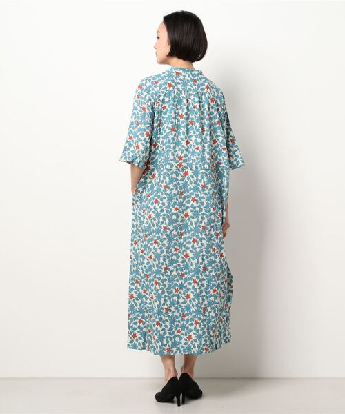 sm2rhythm(サマンサモスモスリズム)の「ウエスト紐通しワンピース(ワンピース・レディース・ベージュ/オレンジ/グリーン・フリ-)」の5枚目の写真