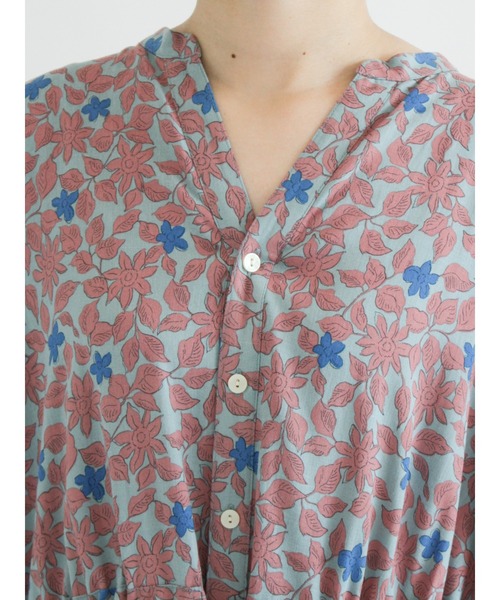 sm2rhythm(サマンサモスモスリズム)の「ウエスト紐通しワンピース(ワンピース・レディース・ベージュ/オレンジ/グリーン・フリ-)」の14枚目の写真