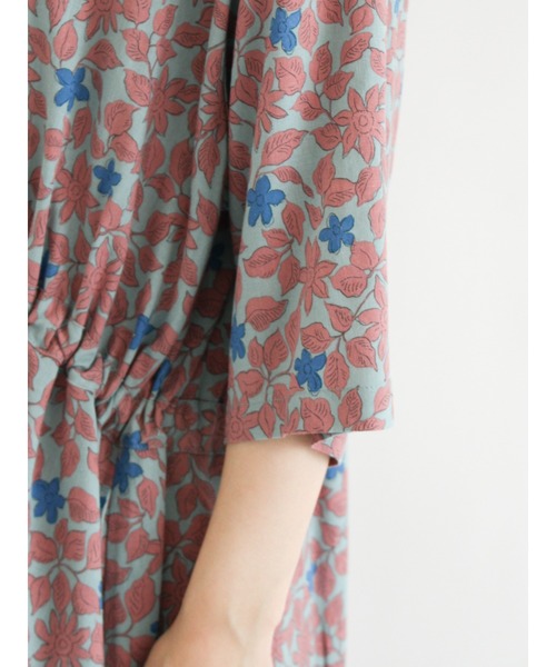 sm2rhythm(サマンサモスモスリズム)の「ウエスト紐通しワンピース(ワンピース・レディース・ベージュ/オレンジ/グリーン・フリ-)」の15枚目の写真