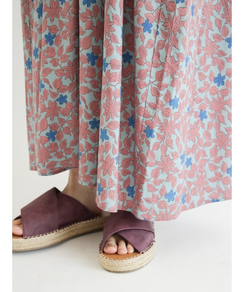 sm2rhythm(サマンサモスモスリズム)の「ウエスト紐通しワンピース(ワンピース・レディース・ベージュ/オレンジ/グリーン・フリ-)」の17枚目の写真