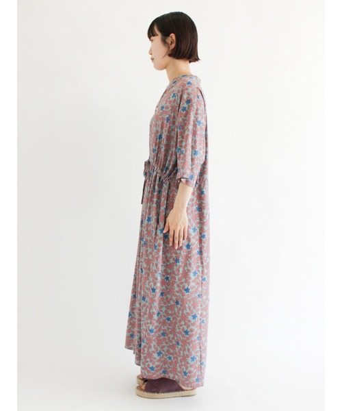 sm2rhythm(サマンサモスモスリズム)の「ウエスト紐通しワンピース(ワンピース・レディース・ベージュ/オレンジ/グリーン・フリ-)」の11枚目の写真