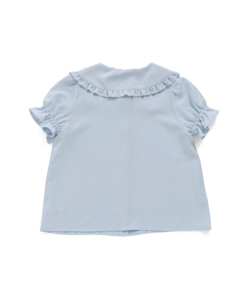 JENNI love（ジェニィラブ）の「フリル付きビッグカラーブラウス（シャツ/ブラウス・キッズ・ラベンダー/オフホワイト/サックスブルー・150cm/160cm/140cm/130cm）」の13枚目の写真