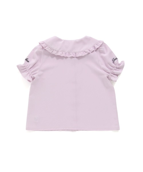 JENNI love（ジェニィラブ）の「フリル付きビッグカラーブラウス（シャツ/ブラウス・キッズ・ラベンダー/オフホワイト/サックスブルー・150cm/160cm/140cm/130cm）」の15枚目の写真