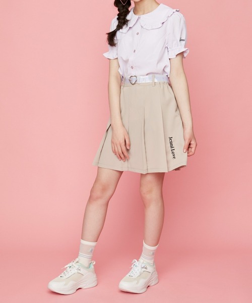 JENNI love（ジェニィラブ）の「フリル付きビッグカラーブラウス（シャツ/ブラウス・キッズ・ラベンダー/オフホワイト/サックスブルー・150cm/160cm/140cm/130cm）」の22枚目の写真