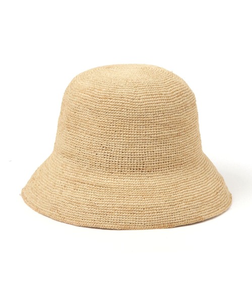 LEPSIM（レプシィム）の「ラフィアバケットハット　239529（ハット・レディース・ベージュ・ONE SIZE）」の2枚目の写真
