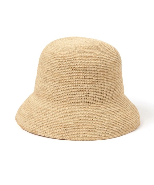LEPSIM（レプシィム）の「ラフィアバケットハット　239529（ハット・レディース・ベージュ・ONE SIZE）」の3枚目の写真