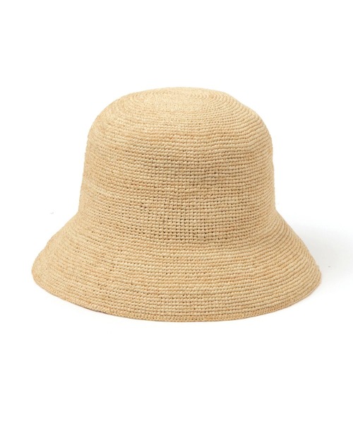 LEPSIM（レプシィム）の「ラフィアバケットハット　239529（ハット・レディース・ベージュ・ONE SIZE）」の4枚目の写真