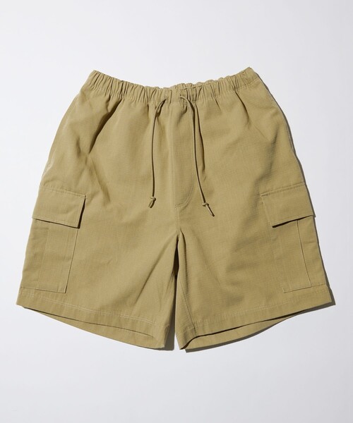 FREAK'S STORE（フリークスストア）の「WEB限定 ドライタッチ イージーカーゴショーツ/リップストップ（カーゴパンツ・メンズ・ブラック/ベージュ/オリーブ/ネイビー・SMALL/MEDIUM/LARGE）」の18枚目の写真