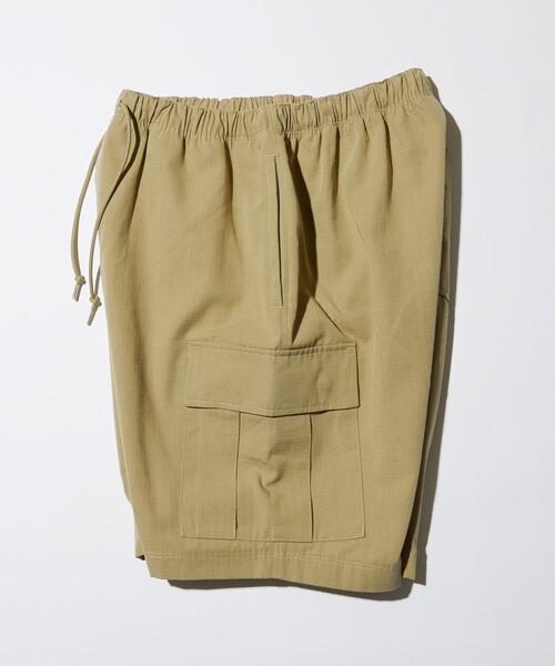 FREAK'S STORE（フリークスストア）の「WEB限定 ドライタッチ イージーカーゴショーツ/リップストップ（カーゴパンツ・メンズ・ブラック/ベージュ/オリーブ/ネイビー・SMALL/MEDIUM/LARGE）」の12枚目の写真