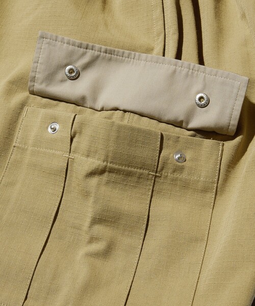 FREAK'S STORE（フリークスストア）の「WEB限定 ドライタッチ イージーカーゴショーツ/リップストップ（カーゴパンツ・メンズ・ブラック/ベージュ/オリーブ/ネイビー・SMALL/MEDIUM/LARGE）」の21枚目の写真