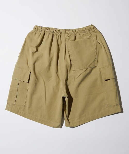 FREAK'S STORE（フリークスストア）の「WEB限定 ドライタッチ イージーカーゴショーツ/リップストップ（カーゴパンツ・メンズ・ブラック/ベージュ/オリーブ/ネイビー・SMALL/MEDIUM/LARGE）」の5枚目の写真