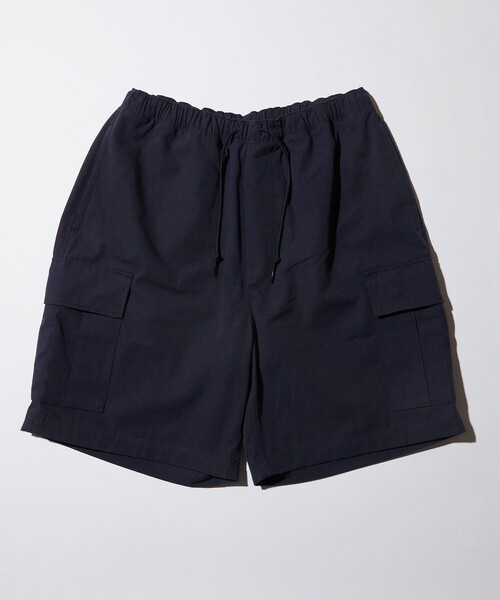 FREAK'S STORE（フリークスストア）の「WEB限定 ドライタッチ イージーカーゴショーツ/リップストップ（カーゴパンツ・メンズ・ブラック/ベージュ/オリーブ/ネイビー・SMALL/MEDIUM/LARGE）」の10枚目の写真