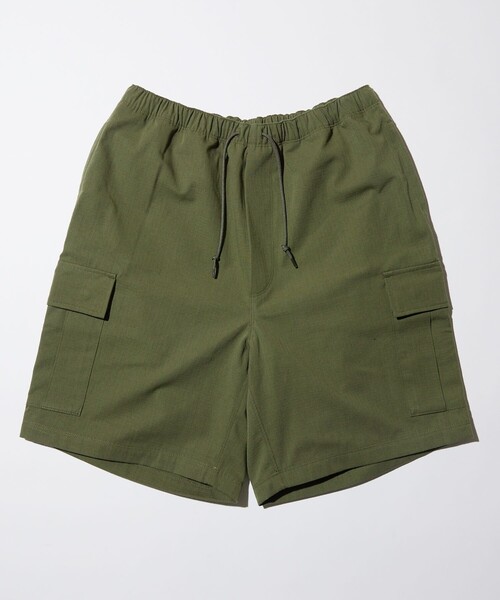 FREAK'S STORE（フリークスストア）の「WEB限定 ドライタッチ イージーカーゴショーツ/リップストップ（カーゴパンツ・メンズ・ブラック/ベージュ/オリーブ/ネイビー・SMALL/MEDIUM/LARGE）」の19枚目の写真