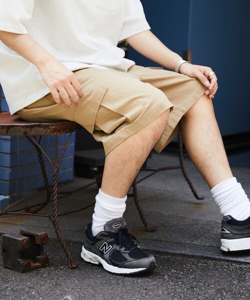 FREAK'S STORE（フリークスストア）の「WEB限定 ドライタッチ イージーカーゴショーツ/リップストップ（カーゴパンツ・メンズ・ブラック/ベージュ/オリーブ/ネイビー・SMALL/MEDIUM/LARGE）」の3枚目の写真