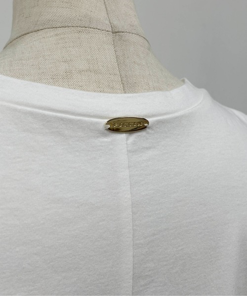 PICCIN（ピッチン）の「【日本製】タックショルダーカットソー（Tシャツ/カットソー・レディース・グレイッシュベージュ/ブラウン/オフホワイト/ブラック・M）」の10枚目の写真