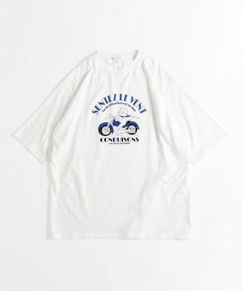 MUHET(ミュエータ)の「レトロCATTシャツ(Tシャツ/カットソー・レディース・ホワイト/ライトグレー・MEDIUM/X-LARGE)」の18枚目の写真