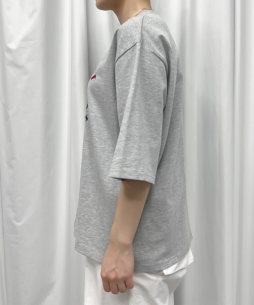 MUHET(ミュエータ)の「レトロCATTシャツ(Tシャツ/カットソー・レディース・ホワイト/ライトグレー・MEDIUM/X-LARGE)」の22枚目の写真