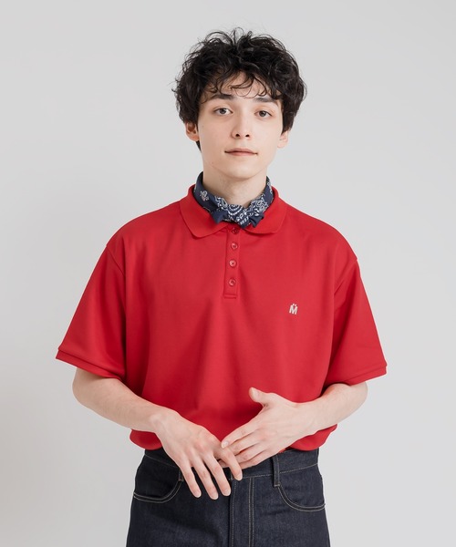 MUHET（ミュエータ）の「イニシャルポロシャツ（ポロシャツ・レディース・ホワイト/レッド/ブルー・MEDIUM/X-LARGE）」の9枚目の写真