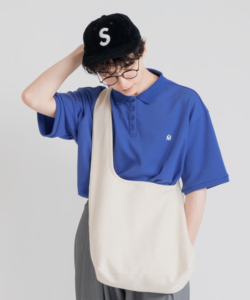 MUHET（ミュエータ）の「イニシャルポロシャツ（ポロシャツ・レディース・ホワイト/レッド/ブルー・MEDIUM/X-LARGE）」の7枚目の写真