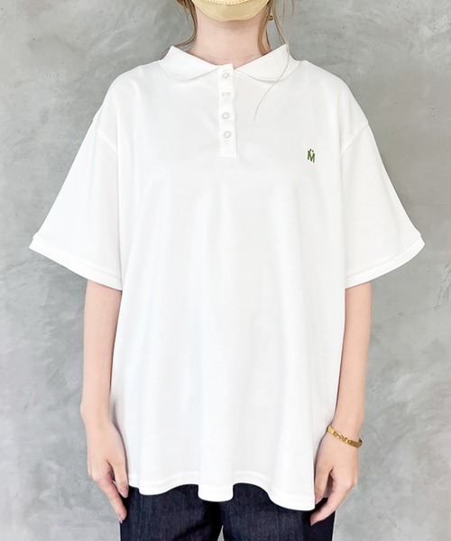 MUHET（ミュエータ）の「イニシャルポロシャツ（ポロシャツ・レディース・ホワイト/レッド/ブルー・MEDIUM/X-LARGE）」の17枚目の写真