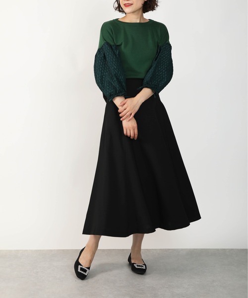 PICCIN（ピッチン）の「バックリボンフレアースカート（スカート・レディース・ブラック/マスタード/ローズ・M）」の20枚目の写真