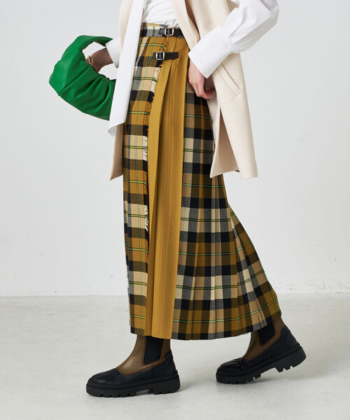 NOLLEY’S(ノーリーズ)の「◇【WEB限定】【O'NEIL of DUBLIN/オニールオブダブリン】トリプル別注ロングスカート(スカート・レディース・ベージュ系その他/ピンク系その他・38)」の2枚目の写真
