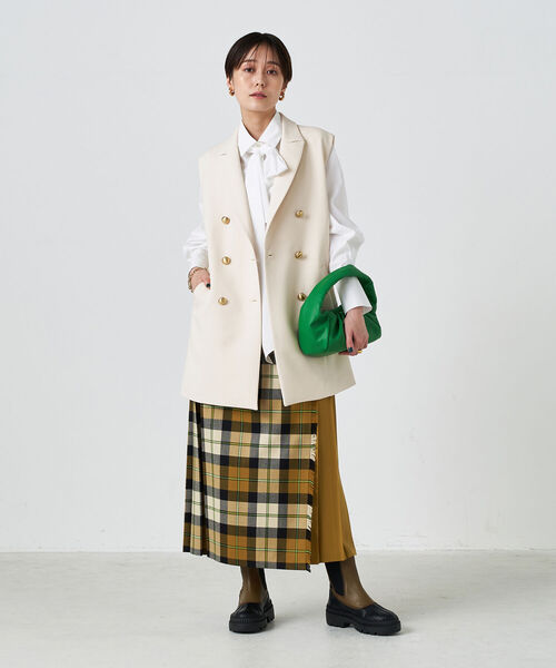 NOLLEY’S(ノーリーズ)の「◇【WEB限定】【O'NEIL of DUBLIN/オニールオブダブリン】トリプル別注ロングスカート(スカート・レディース・ベージュ系その他/ピンク系その他・38)」の6枚目の写真