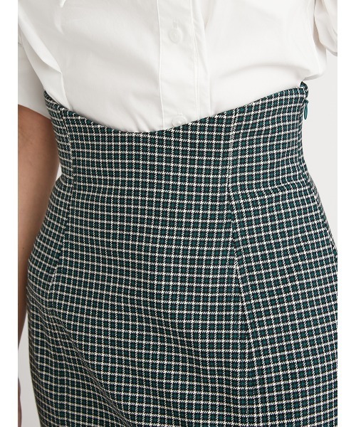 SNIDEL(スナイデル)の「バリエシンプルタイトスカート(スカート・レディース・ダークブラウン/インディゴブルー/チェック・1/0)」の15枚目の写真