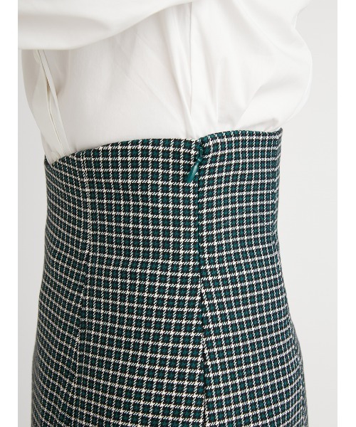 SNIDEL(スナイデル)の「バリエシンプルタイトスカート(スカート・レディース・ダークブラウン/インディゴブルー/チェック・1/0)」の5枚目の写真