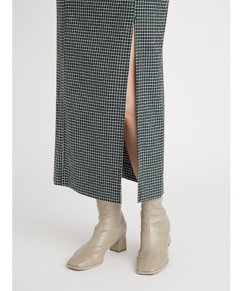 SNIDEL(スナイデル)の「バリエシンプルタイトスカート(スカート・レディース・ダークブラウン/インディゴブルー/チェック・1/0)」の10枚目の写真