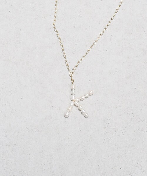 SHIPS（シップス）の「*淡水パールイニシャルネックレス◆（ネックレス・レディース・A/E/K/M/N/R/S/Y・ONE SIZE）」の4枚目の写真