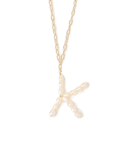 SHIPS（シップス）の「*淡水パールイニシャルネックレス◆（ネックレス・レディース・A/E/K/M/N/R/S/Y・ONE SIZE）」の13枚目の写真