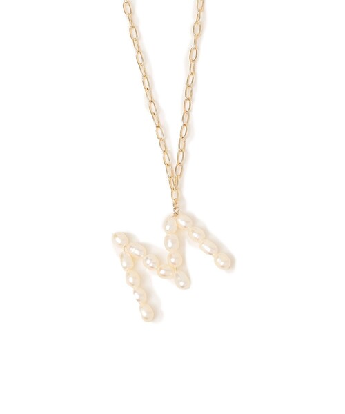 SHIPS（シップス）の「*淡水パールイニシャルネックレス◆（ネックレス・レディース・A/E/K/M/N/R/S/Y・ONE SIZE）」の14枚目の写真