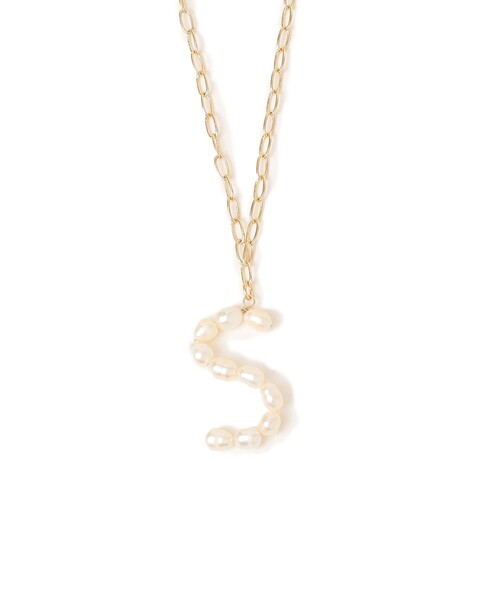 SHIPS（シップス）の「*淡水パールイニシャルネックレス◆（ネックレス・レディース・A/E/K/M/N/R/S/Y・ONE SIZE）」の17枚目の写真