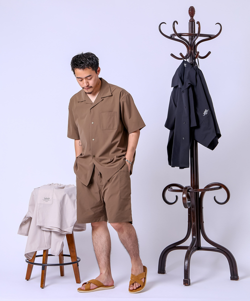 B.C STOCK(ベーセーストック)の「《追加》SUMMER LAIDBACK SET(シャツ/ブラウス・メンズ・ベージュ系その他/ブラック/ホワイト・MEDIUM/LARGE/X-LARGE)」の3枚目の写真