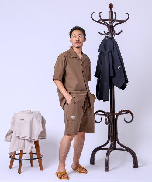 B.C STOCK(ベーセーストック)の「《追加》SUMMER LAIDBACK SET(シャツ/ブラウス・メンズ・ベージュ系その他/ブラック/ホワイト・MEDIUM/LARGE/X-LARGE)」の4枚目の写真