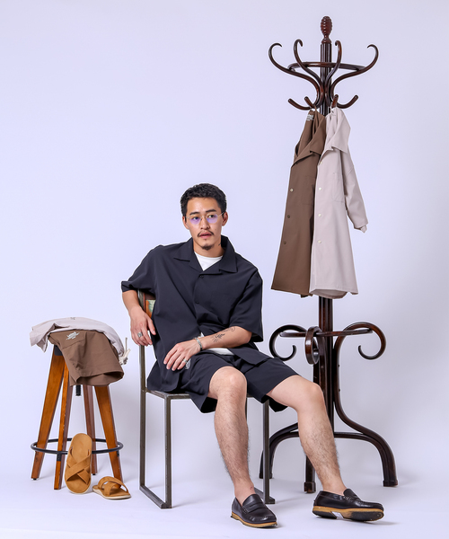 B.C STOCK(ベーセーストック)の「《追加》SUMMER LAIDBACK SET(シャツ/ブラウス・メンズ・ベージュ系その他/ブラック/ホワイト・MEDIUM/LARGE/X-LARGE)」の5枚目の写真