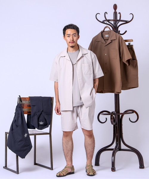 B.C STOCK(ベーセーストック)の「《追加》SUMMER LAIDBACK SET(シャツ/ブラウス・メンズ・ベージュ系その他/ブラック/ホワイト・MEDIUM/LARGE/X-LARGE)」の7枚目の写真