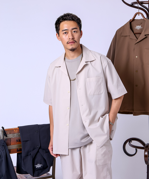 B.C STOCK(ベーセーストック)の「《追加》SUMMER LAIDBACK SET(シャツ/ブラウス・メンズ・ベージュ系その他/ブラック/ホワイト・MEDIUM/LARGE/X-LARGE)」の8枚目の写真