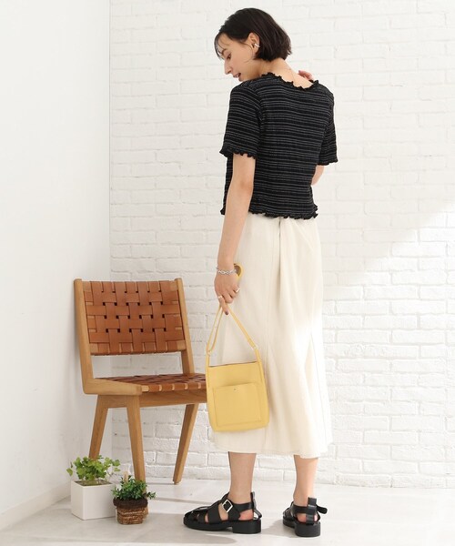 Cutie Blonde（キューティーブロンド）の「◆シャーリングカーディガン×キャミセット（その他トップス・レディース・ブラック/黄緑系/ベージュ・02/03）」の17枚目の写真