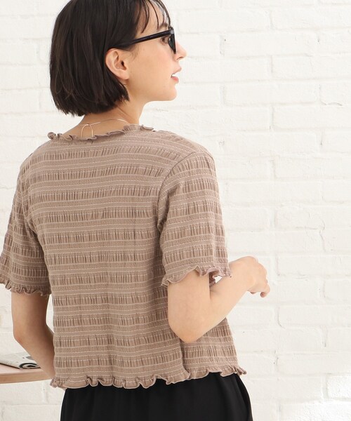 Cutie Blonde（キューティーブロンド）の「◆シャーリングカーディガン×キャミセット（その他トップス・レディース・ブラック/黄緑系/ベージュ・02/03）」の22枚目の写真