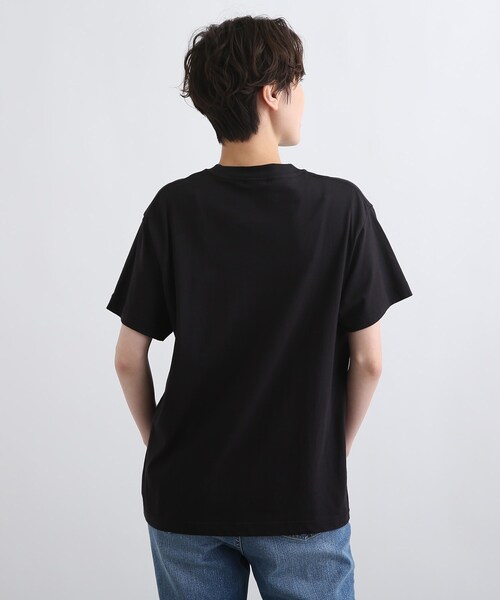INDIVI(インディヴィ)の「【WORLD for the World】ロゴTシャツ(Tシャツ/カットソー・レディース・ホワイト/ブラック・38/05/13)」の5枚目の写真
