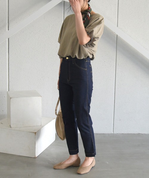 sango(sango)の「前後2WAYバルーンブラウス(Tシャツ/カットソー・レディース・ブラック/ブルー系その他/オリーブ系・FREE)」の19枚目の写真