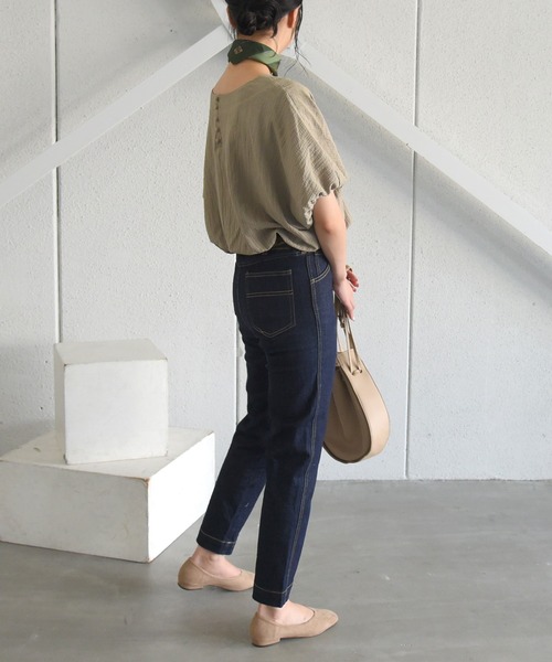 sango(sango)の「前後2WAYバルーンブラウス(Tシャツ/カットソー・レディース・ブラック/ブルー系その他/オリーブ系・FREE)」の21枚目の写真