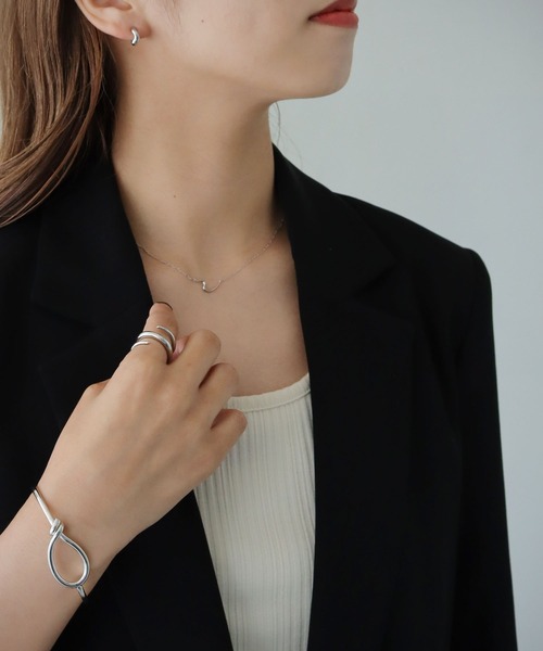 cheriella（シェリエラ）の「【cheriella】ミニフープピアス（ピアス（両耳用）・レディース・ゴールド/シルバー・FREE）」の10枚目の写真